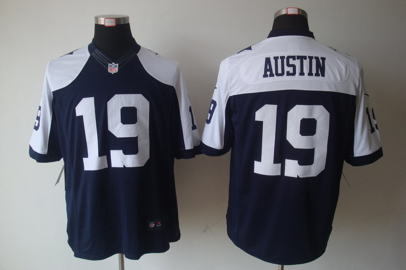 Dallas Cowboys 19 Austin Blue Thanksgiving Nike Limited Jerseys